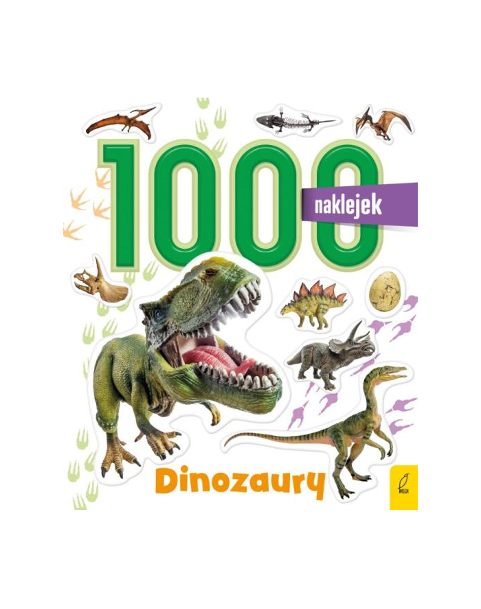 foksal Książeczka 1000 naklejek. Dinozaury główny