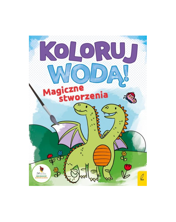 foksal Książeczka Koloruj wodą. Magiczne stworzenia główny