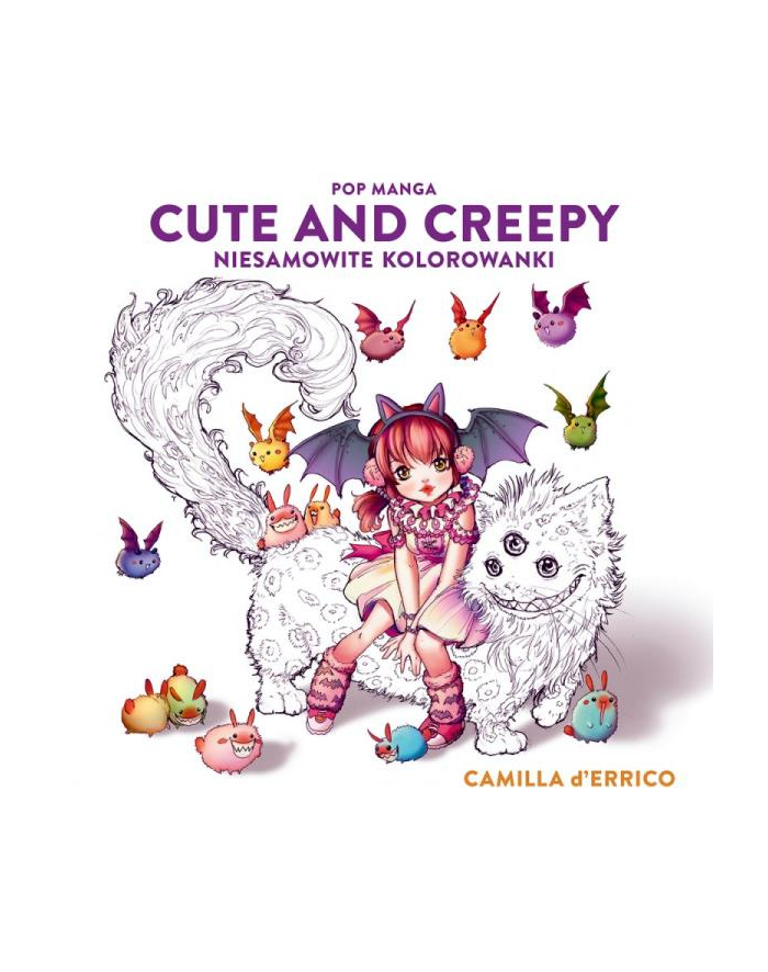 foksal Książeczka Pop manga cute and creepy. Niesamowite kolorowanki główny