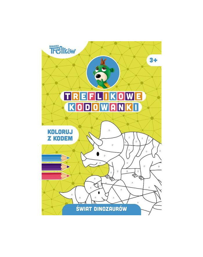 Świat dinozaurów. Trefliowe kodowanki Ks68786 Trefl główny