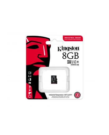 kingston Karta pamięci microSD  8GB CL10 UHS-I Industrial bez adaptera