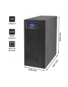 qoltec Zasilacz awaryjny UPS | On-line | Pure Sine Wave | 6kVA | 4.8kW |LCD | USB - nr 24