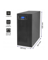 qoltec Zasilacz awaryjny UPS | On-line | Pure Sine Wave | 6kVA | 4.8kW |LCD | USB - nr 5