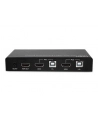 Przełącznik KVM LINDY 2-portowy HDMI 4K60, USB 2.0 & Audio Black - nr 10