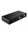 Przełącznik KVM LINDY 2-portowy HDMI 4K60, USB 2.0 & Audio Black - nr 11