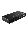 Przełącznik KVM LINDY 2-portowy HDMI 4K60, USB 2.0 & Audio Black - nr 15