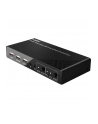 Przełącznik KVM LINDY 2-portowy HDMI 4K60, USB 2.0 & Audio Black - nr 19