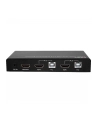 Przełącznik KVM LINDY 2-portowy HDMI 4K60, USB 2.0 & Audio Black - nr 21