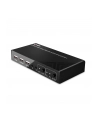 Przełącznik KVM LINDY 2-portowy HDMI 4K60, USB 2.0 & Audio Black - nr 22