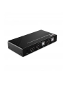 Przełącznik KVM LINDY 2-portowy HDMI 4K60, USB 2.0 & Audio Black - nr 24