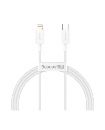 Kabel przewód USB-C / Typ-C - Lightning / iPhone 100cm Baseus CATLYS-A02 z obsługą szybkiego ładowania 20W PD