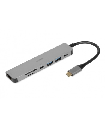 Stacja dokująca hub USB iBOX IUH3SL4K HDMI SD PD100W