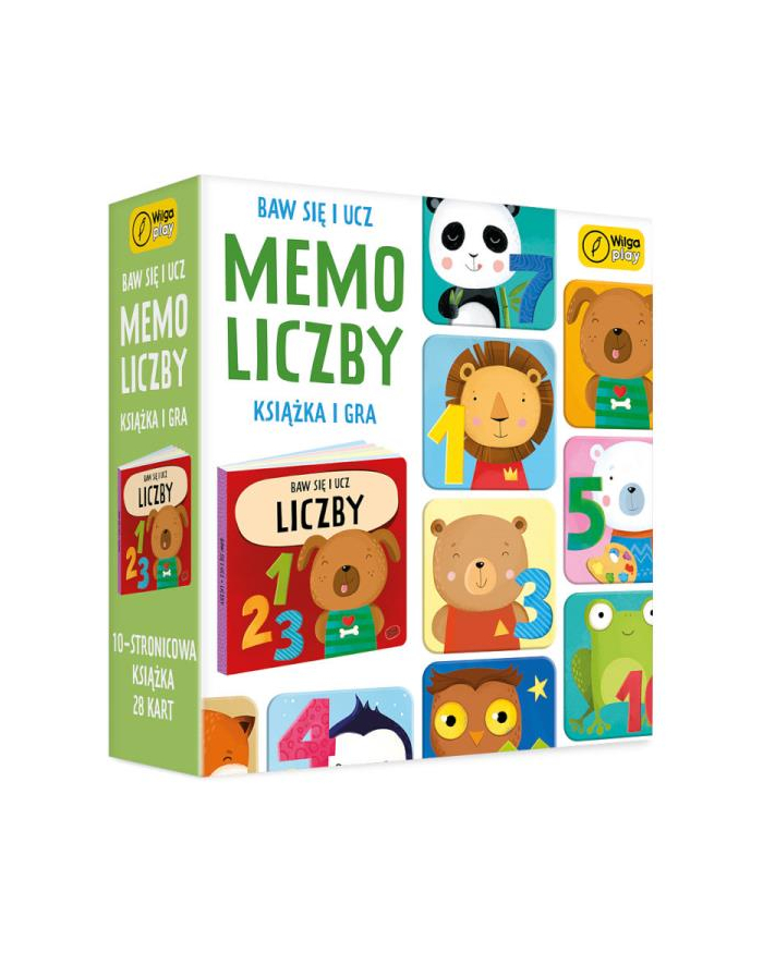 foksal Baw się i ucz. Memo Liczby. Gra i książka główny