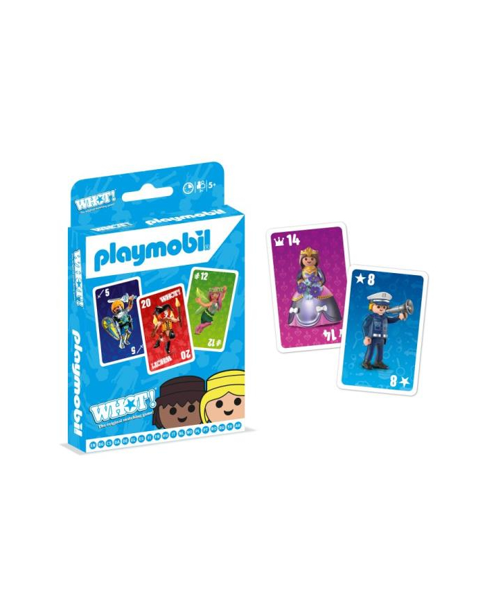 WHOT! Playmobil gra karciana dla dzieci 03953 WINNING MOVES główny