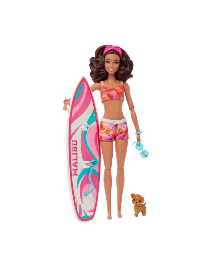 Barbie Surferka Lalka i akcesoria HPL69 p6 MATTEL główny