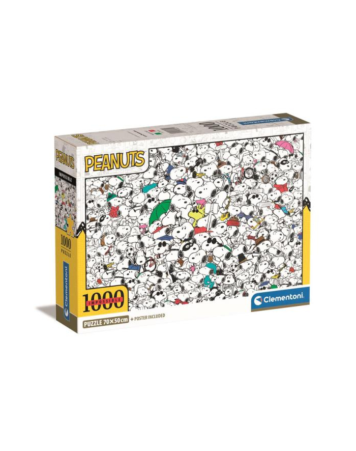 Clementoni Puzzle 1000el Compact Impossible Peanuts 39804 główny