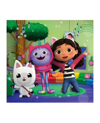 Clementoni Puzzle 3x48el Koci Domek Gabi. Gabby's Dollhouse 25295