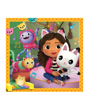 Clementoni Puzzle 3x48el Koci Domek Gabi. Gabby's Dollhouse 25300
