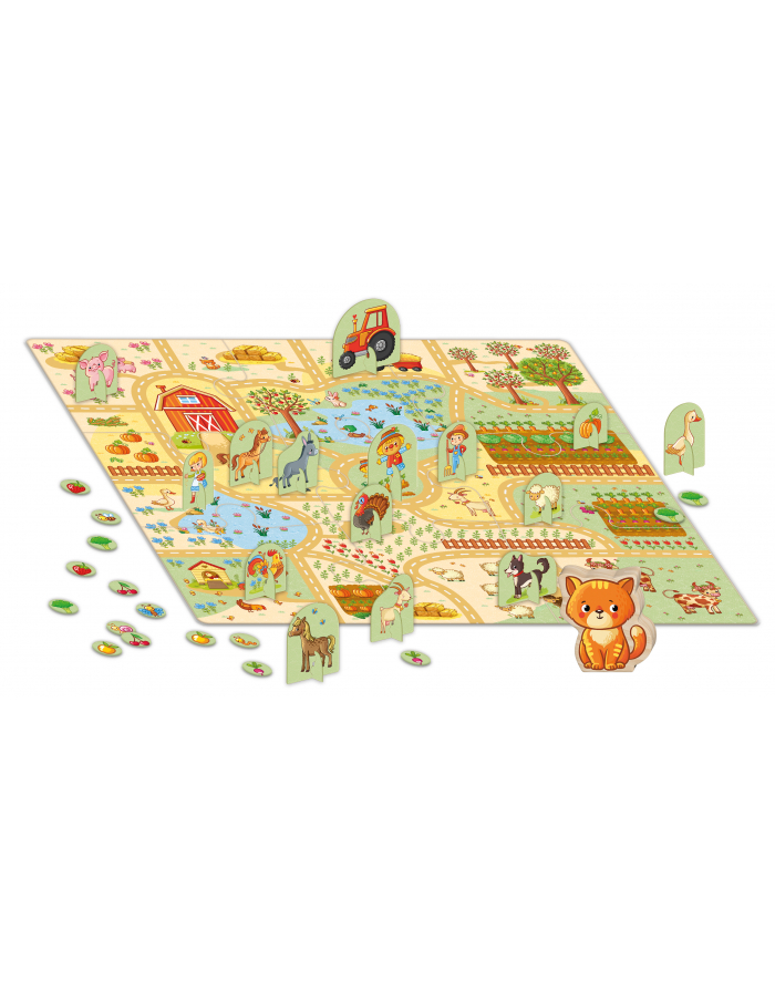 tactic PROMO Moje pierwsze puzzle i zabawa: Kot na farmie 59353 główny