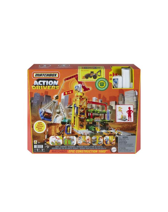 MATCHBOX Prawdziwe Przygody Strefa budowy Zestaw światła i dźwięki HPD63 p2 MATTEL główny