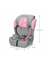 kinderkraft Fotelik samochodowy COMFORT UP i-Size 76-150 cm PINK 9-36kg - nr 12