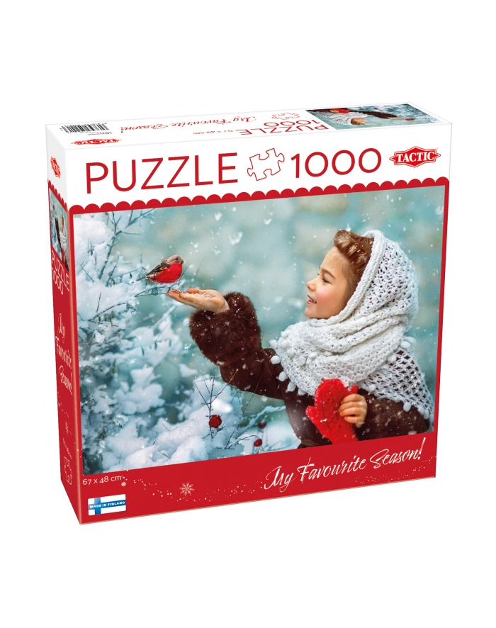 PROMO Puzzle 1000el Girl with Red Mittens 59221 TACTIC główny