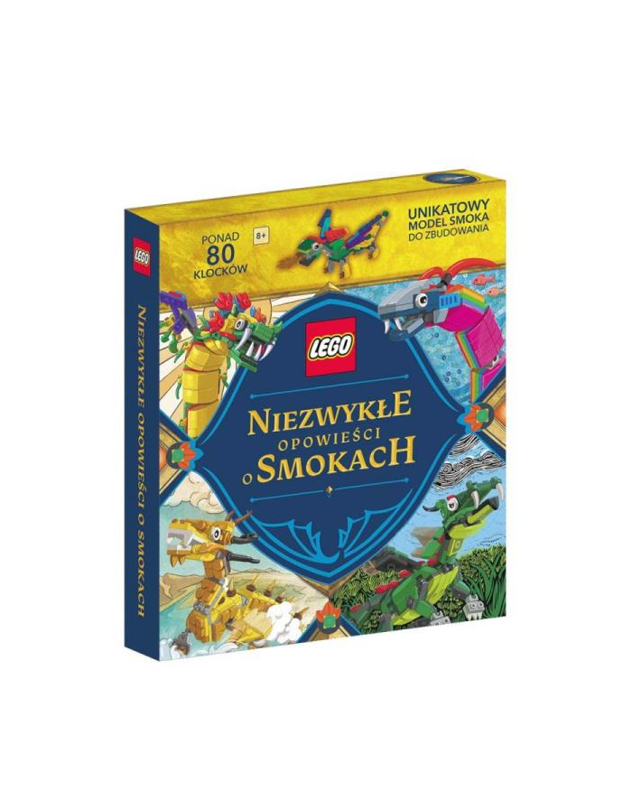 ameet Książeczka LEGO MASTER BRAND. Niezwykłe opowieści o smokach BLW-6601 główny