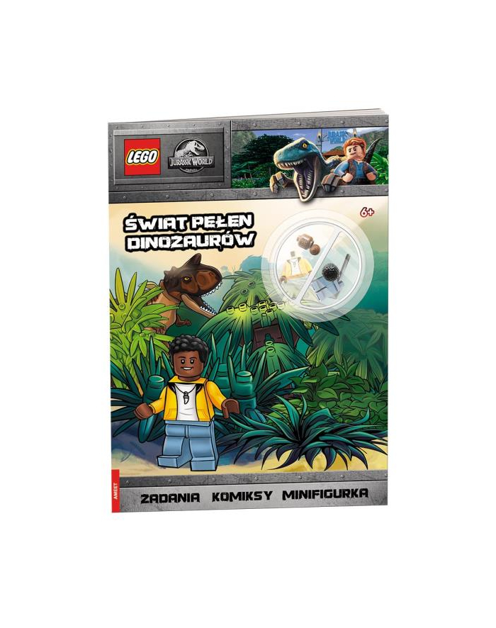 ameet Książeczka LEGO JURASSIC WORLD. ŚWIAT PEŁEN DINOZAURÓW LNC-6205S1 główny