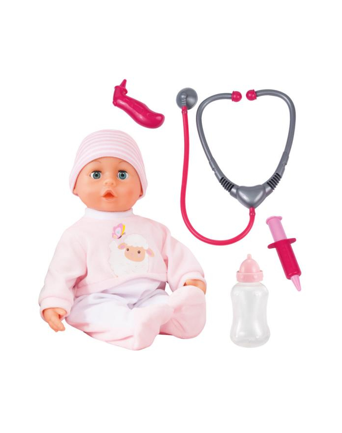 Bayer Lalka bobas 33cm Zestaw lekarz z akcesoriami, 24 dźwięki 93378AF główny
