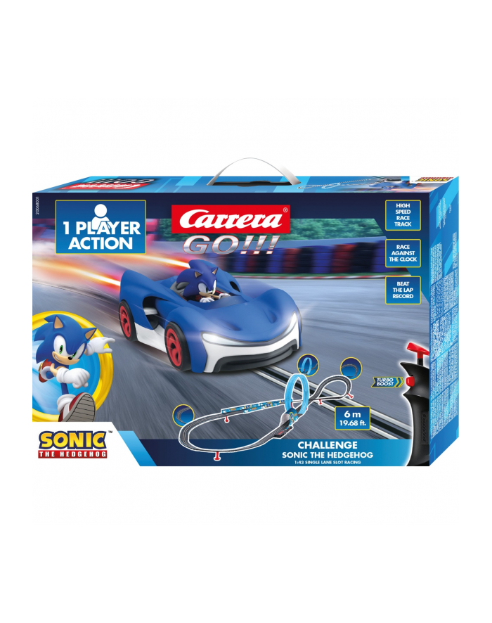 carrera toys Tor GO!!! Challenger - Sonic 6,0m 68001 Carrera główny