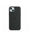 apple Etui silikonowe z MagSafe do iPhonea 15 Plus - czarne - nr 1