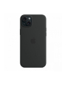 apple Etui silikonowe z MagSafe do iPhonea 15 Plus - czarne - nr 5