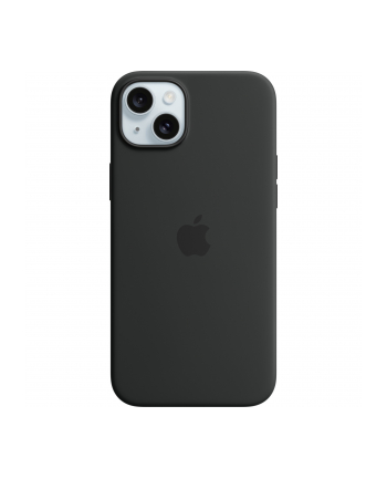 apple Etui silikonowe z MagSafe do iPhonea 15 Plus - czarne