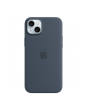 apple Etui silikonowe z MagSafe do iPhonea 15 Plus - sztormowy błękit - nr 8