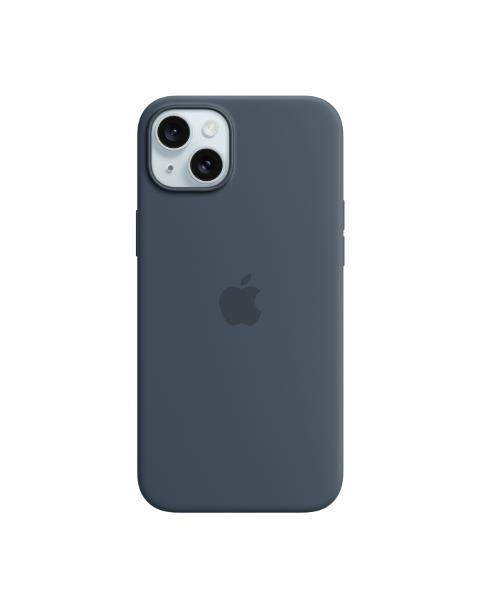 apple Etui silikonowe z MagSafe do iPhonea 15 Plus - sztormowy błękit główny