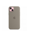apple Etui silikonowe z MagSafe do iPhonea 15 Plus - popielaty brąz - nr 2