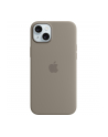 apple Etui silikonowe z MagSafe do iPhonea 15 Plus - popielaty brąz - nr 8