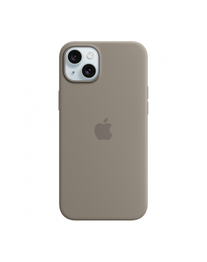 apple Etui silikonowe z MagSafe do iPhonea 15 Plus - popielaty brąz główny