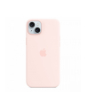 apple Etui silikonowe z MagSafe do iPhonea 15 Plus - jasnoróżowe - nr 1