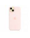 apple Etui silikonowe z MagSafe do iPhonea 15 Plus - jasnoróżowe - nr 3