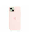 apple Etui silikonowe z MagSafe do iPhonea 15 Plus - jasnoróżowe - nr 4
