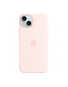 apple Etui silikonowe z MagSafe do iPhonea 15 Plus - jasnoróżowe - nr 8