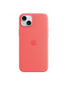 apple Etui silikonowe z MagSafe do iPhonea 15 Plus - guawa - nr 8