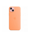 apple Etui silikonowe z MagSafe do iPhonea 15 Plus - pomarańczowy sorbet - nr 2