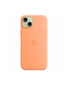 apple Etui silikonowe z MagSafe do iPhonea 15 Plus - pomarańczowy sorbet - nr 4