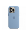 apple Etui silikonowe z MagSafe do iPhonea 15 Pro - zimowy błękit - nr 1