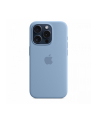 apple Etui silikonowe z MagSafe do iPhonea 15 Pro - zimowy błękit - nr 2