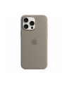 apple Etui silikonowe z MagSafe do iPhonea 15 Pro Max - popielaty brąz - nr 3