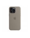 apple Etui silikonowe z MagSafe do iPhonea 15 Pro Max - popielaty brąz - nr 4