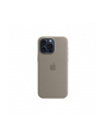 apple Etui silikonowe z MagSafe do iPhonea 15 Pro Max - popielaty brąz - nr 6